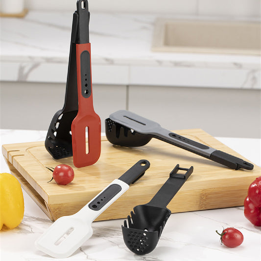 Stainless Steel Silicone Food Shovel Clip Food