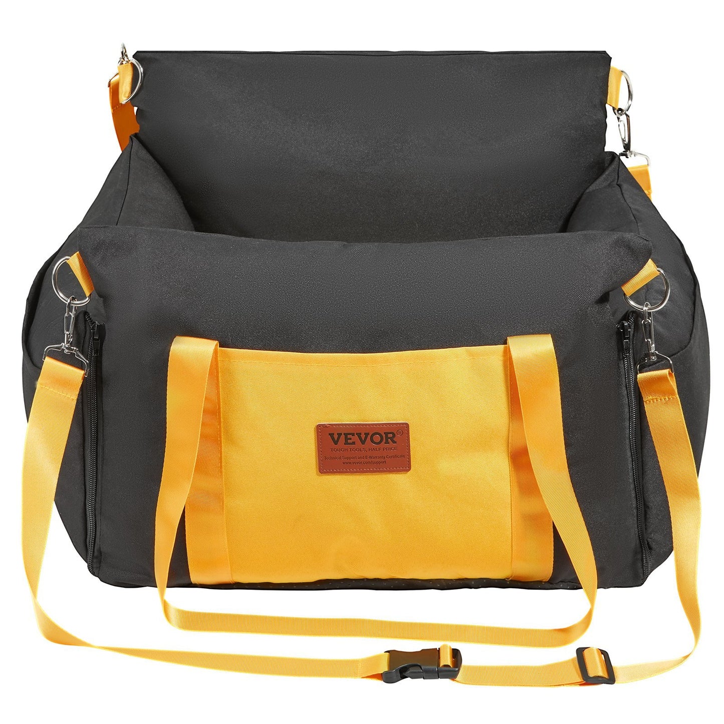 Black and yellow bag with 'Vevor' brand logo on a white background