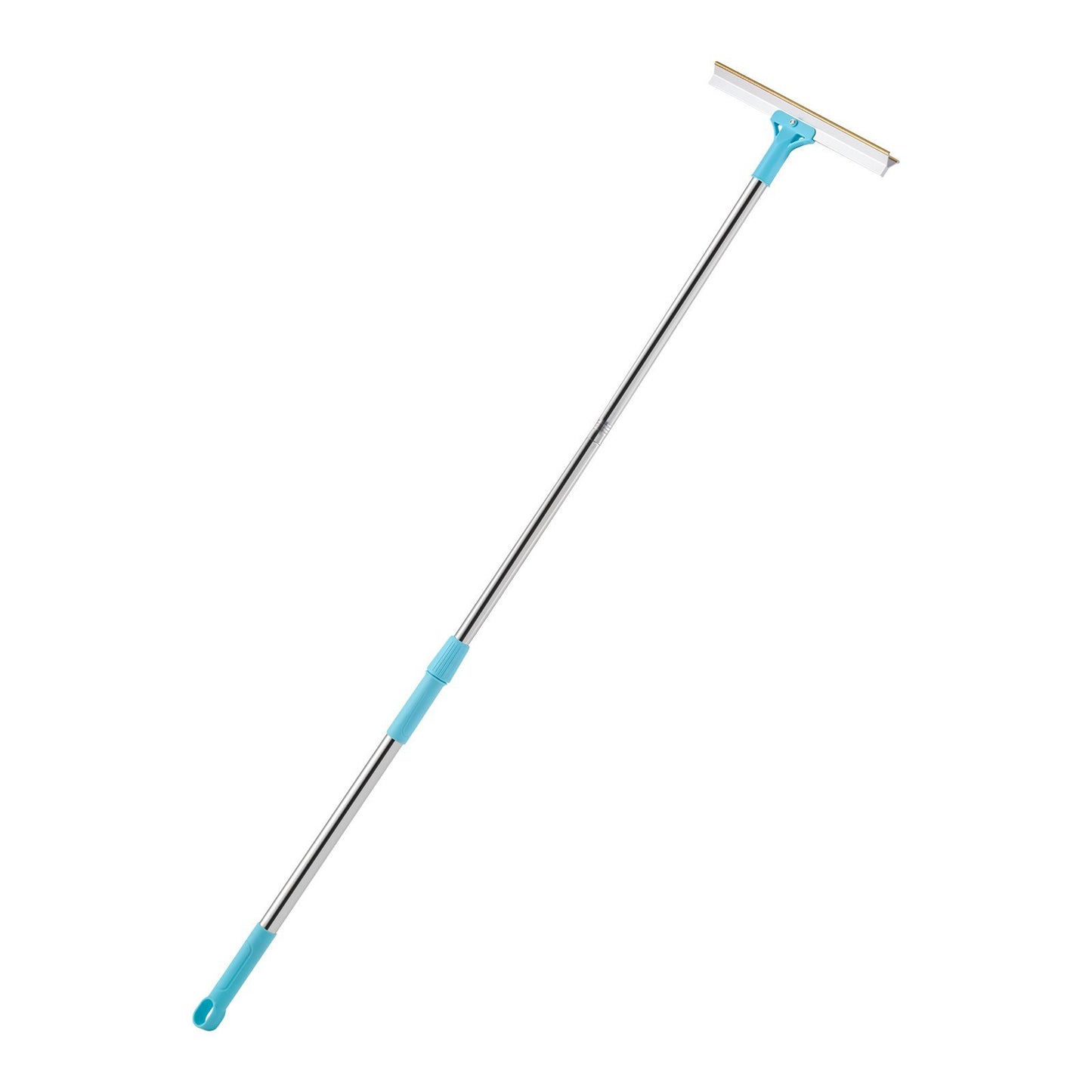 Squeegee with extendable handle on a white background
