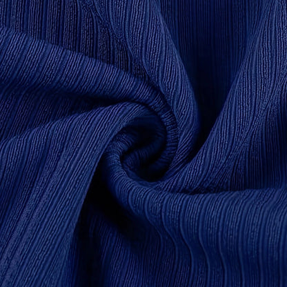 Close-up of blue textured fabric