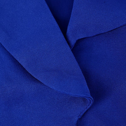 Close-up of blue fabric with a slight texture