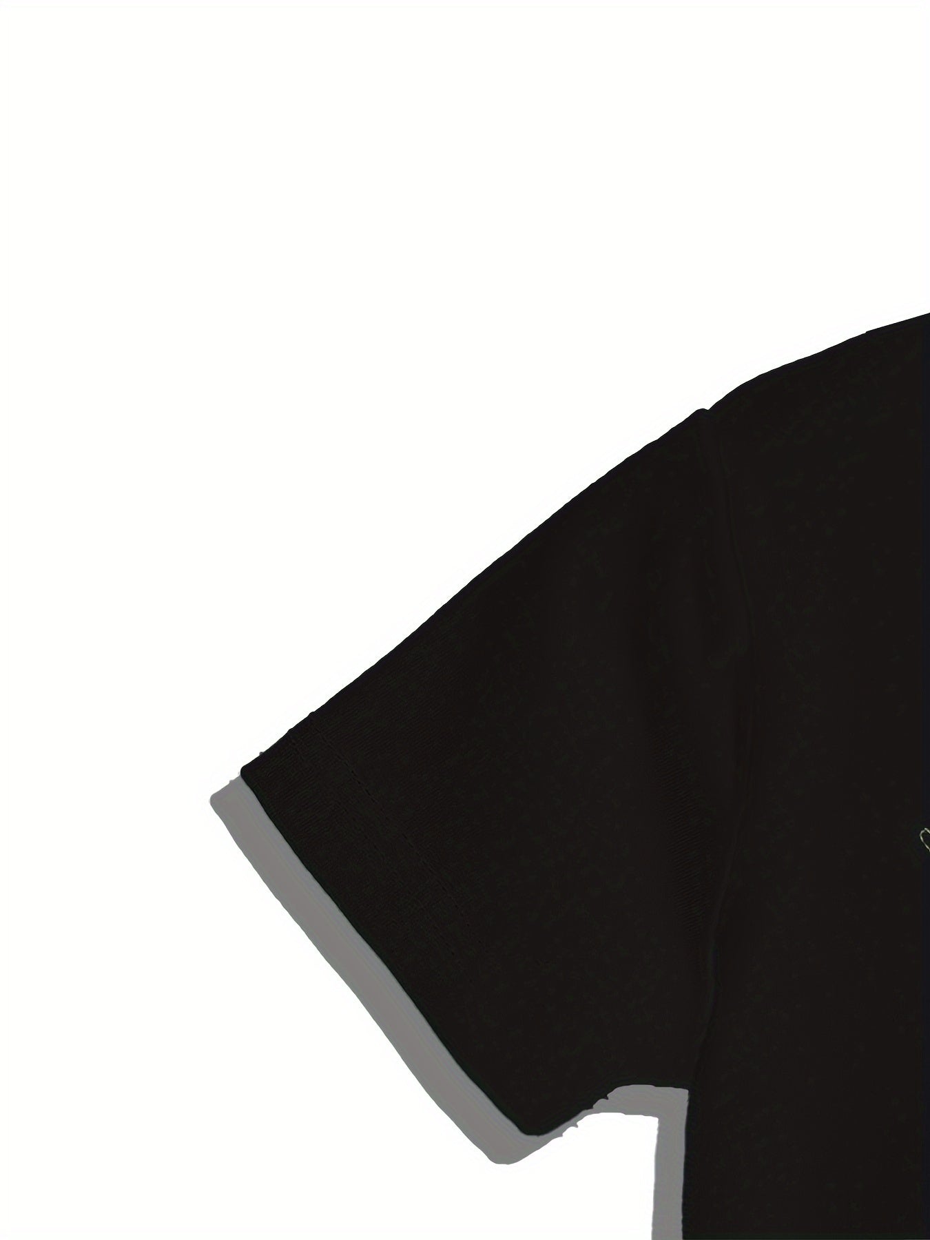 Men's Casual Short Sleeved T-shirt, Unique Bear Print - Soft Polyester Fiber, Machine Washable, Round Neck - Perfect Choice For Summer