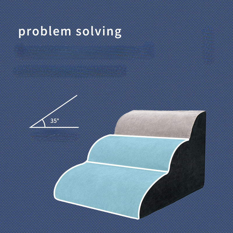 Product with a gray cushion and blue base on a blue background with 'problem solving' text.