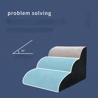 Product with a gray cushion and blue base on a blue background with 'problem solving' text.