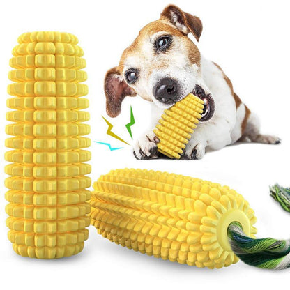 PROKEl Dog Chew Toys Corn Stick Toy For Small  Medium Large Breed 5.8   Squeak Corn Stick Ropetoy