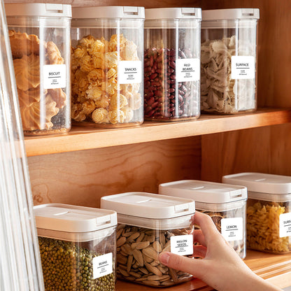 Waterproof Food Labels For Food Pantry